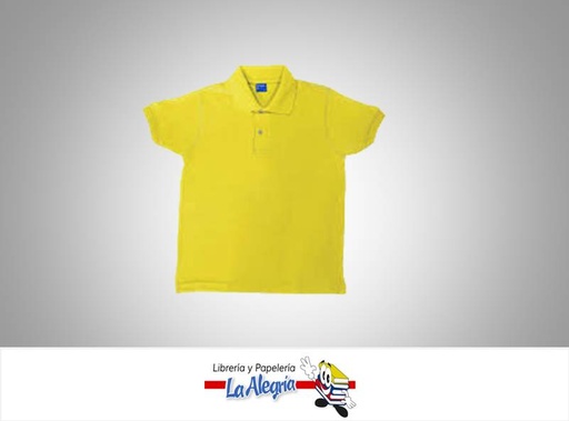 [GUSTARA12] CHEMISE ESCOLAR TALLA 04 AMARILLA UNIDAD MARCA GUSTARA