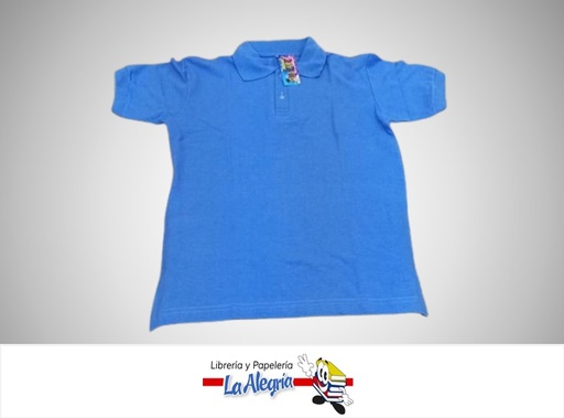 [GUSTARA21] CHEMISE ESCOLAR TALLA 14 AZUL NIÑO UNIDAD MARCA GUSTARA