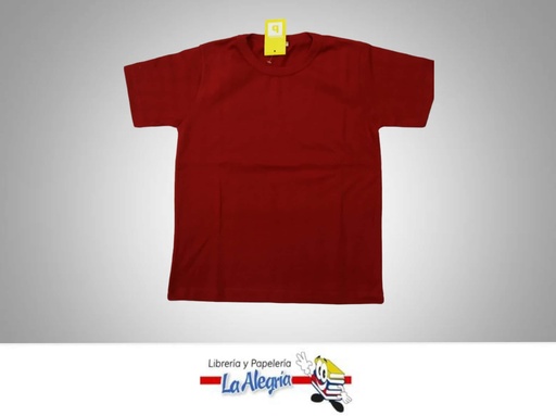 [GUSTARA32] FRANELA ESCOLAR TALLA 6 ROJA UNIDAD MARCA GUSTARA