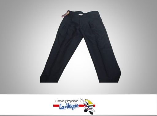 [GUSTARA41] PANTALON ESCOLAR CLASICO TALLA 12 CABALLERO AZUL MARINO UND MARCA GUSTARA
