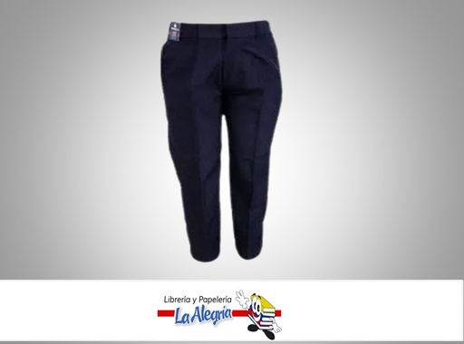 [GUSTARA46] PANTALON ESCOLAR CLASICO TALLA 28 DAMA AZUL MARINO UND MARCA GUSTARA