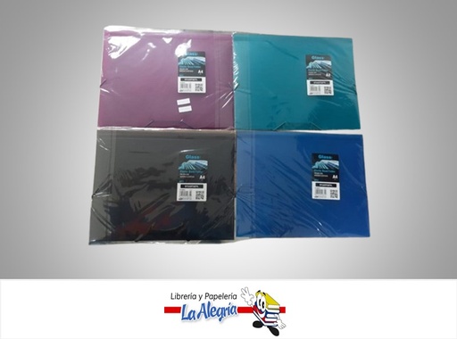[7453015106749] CARPETA TAMAÑO A4 CON BANDAS ELASTICAS MARCA STUDMARK