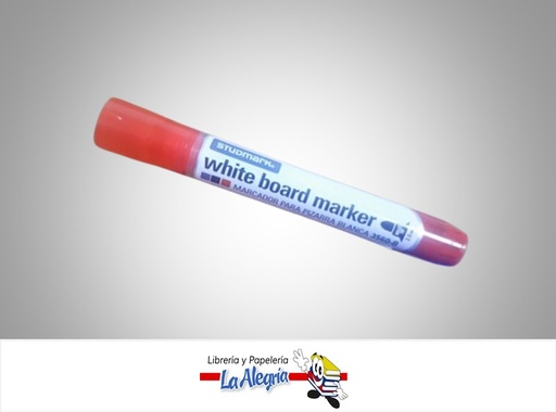 [7453015161403] MARCADOR ACRILICO ROJO PARA PIZARRA CON INDICADOR MARCA STUDMARK