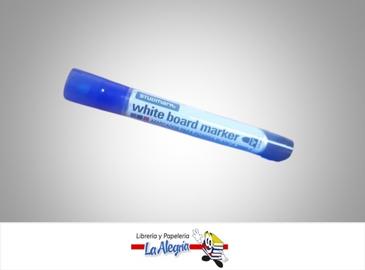 [7453015161427] MARCADOR ACRILICO AZUL PARA PIZARRA CON INDICADOR MARCA STUDMARK