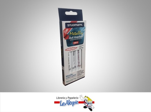 [7453015157147] MARCADORES ARTISTICOS METALICOS PUNTA-FINA Y PINCEL TINTA MARCA STUDMARK