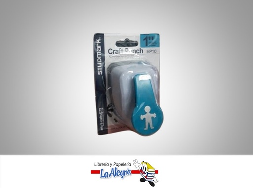 [7453015132830] PERFORADOR PARA FOAMI CON DISEÑO DE NIÑO MARCA STUDMARK