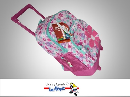 [7591525172493] MORRAL ESCOLAR GRANDE CON RUEDAS JOY PARADAISE 1378045 MARCA CAPI