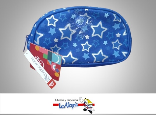 [7591525172547] CARTUCHERA OVALADO JOY BLUE STARS MARCA CAPI
