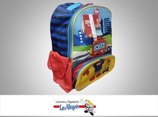 [7591525171182] MORRAL ESCOLAR CAPI KIDS ROBOT 13520144 MARCA CAPI