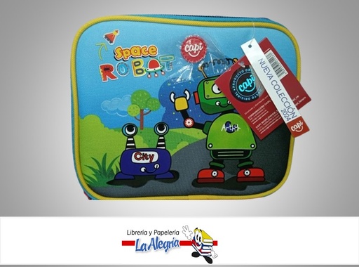 [7591525171137] LONCHERA TERMICA CAPI KIDS ROBOT 13520104 MARCA CAPI