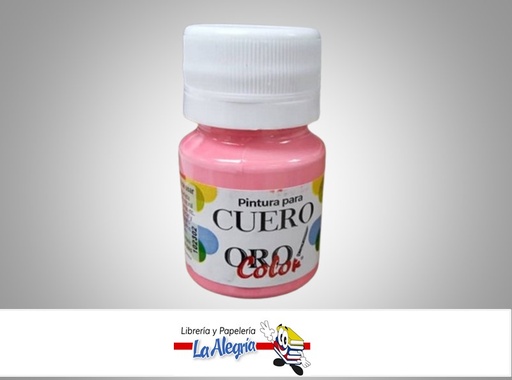 [7590015049390] PINTURA PARA CUERO CU-621 30CC ROSADO MARCA ORO COLOR