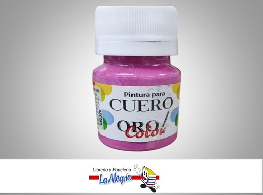 [7590015049420] PINTURA PARA CUERO CU-624 30CC FUCSIA MARCA ORO COLOR
