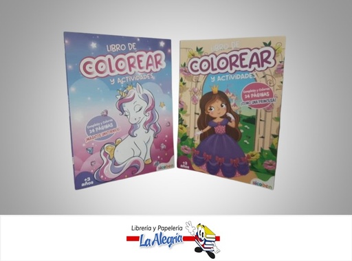 [6014417195147] LIBRO DE COLOREAR CON ACTIVIDADES SICOBEN MARCA SICOBEN