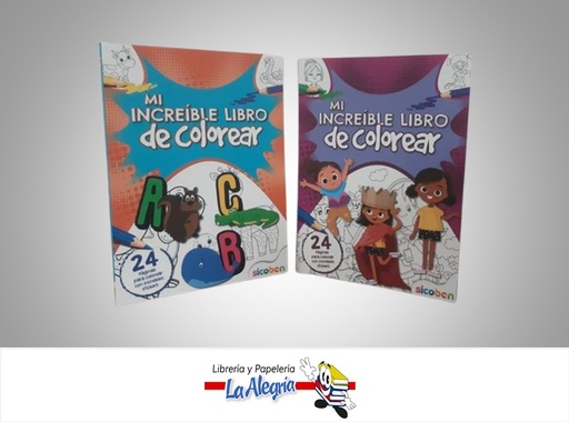 [6014417189115] MI INCREIBLE LIBRO DE COLOREAR CON STICKERS SICOBEN