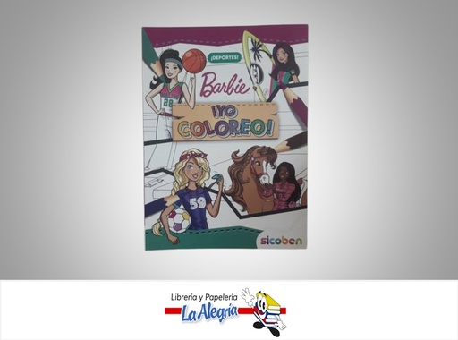 [6014417265215] LIBRO PARA COLOREAR YO COLOREO BARBIE MARCA SICOBEN