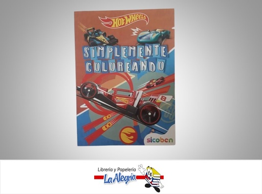 [6014417268230] SIMPLEMENTE COLOREANDO HOT WHEELS MARCA SICOBEN