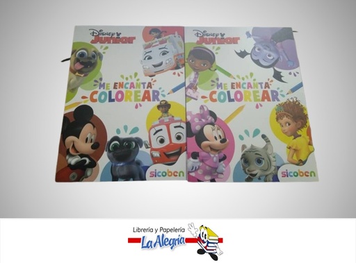 [6014417273296] LIBRO DE ACTIVIDADES ME ENCANTA COLOREAR DISNEY MARCA SICOBEN