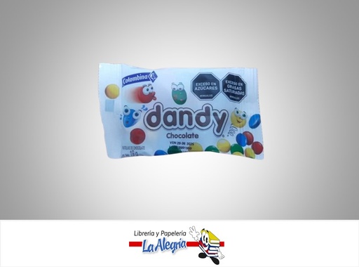 [7702011040558] DANDY GRAGEAS DE CHOCOLATE 19G MARCA COLOMBINA