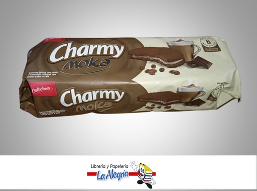 [7591164000034] GALLETA CHARMY MOKA PAQ 6 UND MARCA CALEDONIA