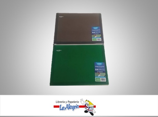 [7453038442398] SOBRE PLASTICO TRANSPARENTE CON ZIPPER 21X29.7CM MARCA POINTER
