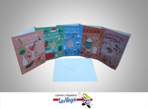 [TDR1319] TARJETA DE REGALO DULCES DE NAVIDAD UND MARCA HALLMAR