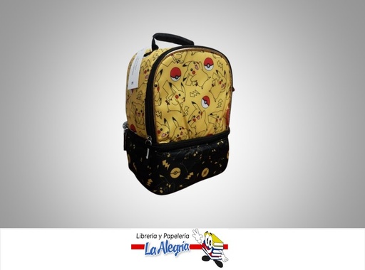 [041205749639] LONCHERA DE POKEMON PIKACHU MARCA NIKO IMPORT