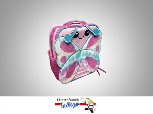 [843340253886] LONCHERA DE MARIPOSA ROSA PARA NIÑA UND MARCA NIKO IMPORT