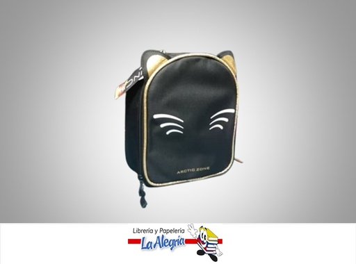 [628319112308] LONCHERA DE GATO NEGRO PARA NIÑA MARCA NIKO IMPORT