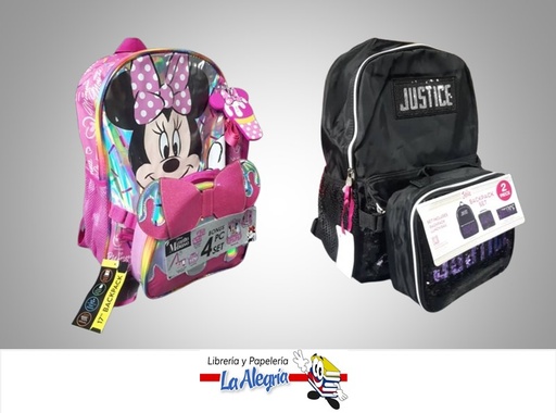 [MR005] MORRAL JUSTICE Y MINNIE MOUSE UND MARCA NIKO IMPORT