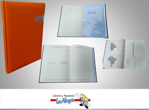 [AGENDA202525] AGENDA 2025 DIARIA POSITANO NARANJA 834 MARCA ARTESCO