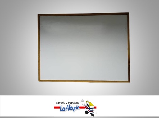[PIZARRA] PIZARRA ACRILICA CON DETALLE MARCO MADERA 60X80CM MARCA S/M