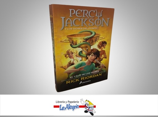 [9788419275455] PERCY JACKSON Y LOS DIOSES DE OLIMPO EL CALIZ DE LOS DIOSES TEMATICA NOVELAS AUTOR RICK RIORDAN MARCA SALAMANDRA