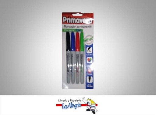[1095019] MARCADOR PERMANENTES SOLIDO UND COLORES VARIADOS MARCA PRIMAVERA