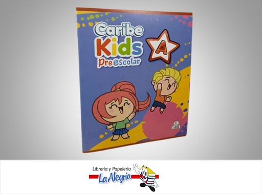 [7591175016901] CUADERNO PREESCOLAR A CARIBE KID MARCA CARIBE