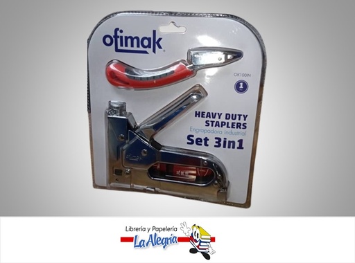 [641956819812] ENGRAPADORA HEAVY DUTY OK100IN SET 3 EN 1 MARCA OFIMAK