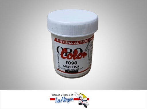 [7590015001213] PINTURA AL FRIO F090 60CC NIEVE FINA MARCA ORO COLOR