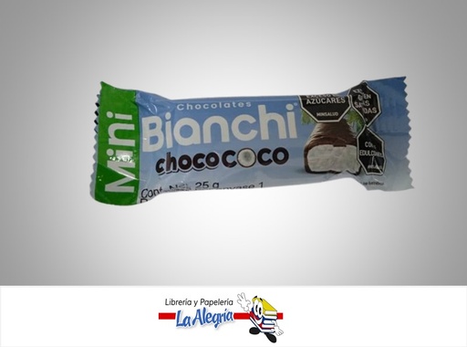 [7702993053256] BARRA BIANCHI COCO 25 GR. UND MARCA SUPER