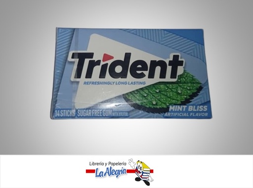[012546011495] CHICLET TRIDENT 14 PZ MINT BLISS MARCA MONDELEZ