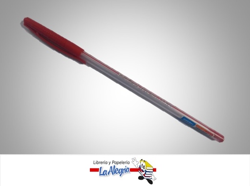 [7453010049836] BOLIGRAFO SEMI GEL ULTRA SUAVE BP-5007-R  ROJO UND MARCA POINTER BP-5007-R