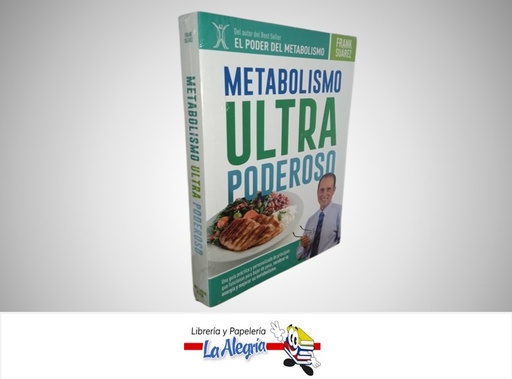 [9781732196506] METABOLISMO ULTRA PODEROSO TEMATICA SALUD AUTOR FRANK SUAREZ MARCA NATURALSLIM