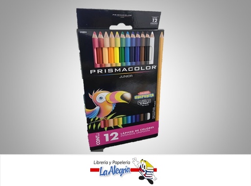 [070530014815] LAPICES DE COLORES 12 COLORES JUNIOR 4.0MM MARCA PRISMACOLOR