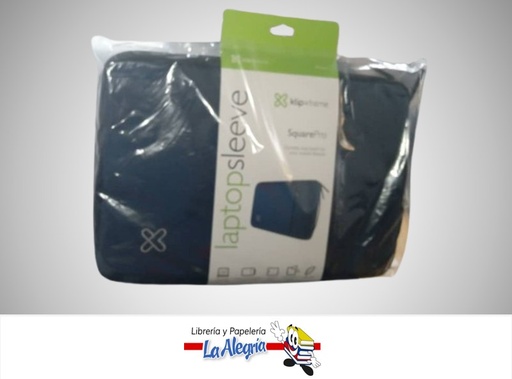 [798302079939] PORTA LAPTOP 15.6" SQUAREPRO CON ASA AZUL MARCA KLIPXTREME