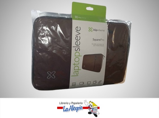 [798302079915] PORTA LAPTOP 15.6" SQUAREPRO MARRON CON ASA MARCA KLIPXTREME