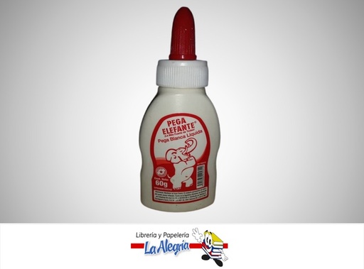 [7592686425312] PEGA ESCOLAR LIQUIDA DE 60G MARCA ELEFANTE