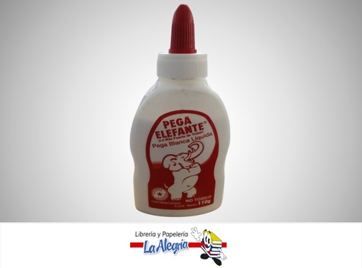[7592686425541] PEGA ESCOLAR LIQUIDA DE 110G MARCA ELEFANTE