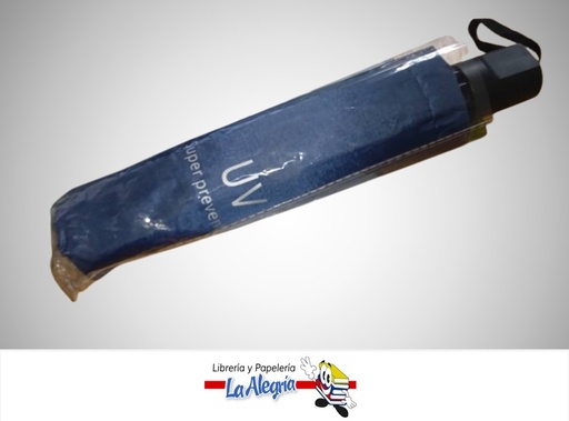 [PARAGUAS01] PARAGUAS DE CARTERA SU-80 UNICOLOR MARCA S/M