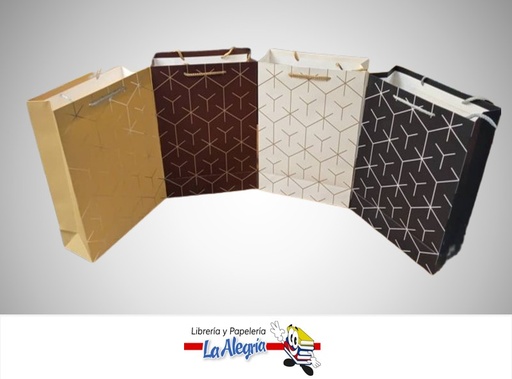 [6978023501115] BOLSA DE REGALO FORMAS 18X8.5X23 CM UND MARCA S/M