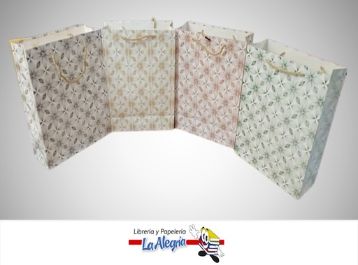 [8602185461243] BOLSA DE REGALO FLOR 30X41.5X12 CM UND MARCA S/M