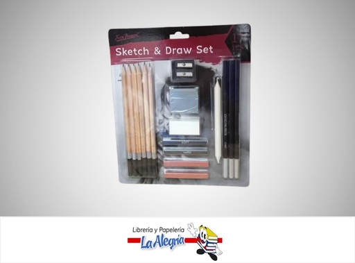 [7827453857776] SET DE BOCETO Y DIBUJO PROFESIONAL 85777 MARCA S/M