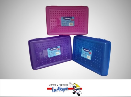 [7453068221680] ESTUCHE PLASTICO PARA LAPICES 021-19335 26X17X7 CM MARCA STARMATE